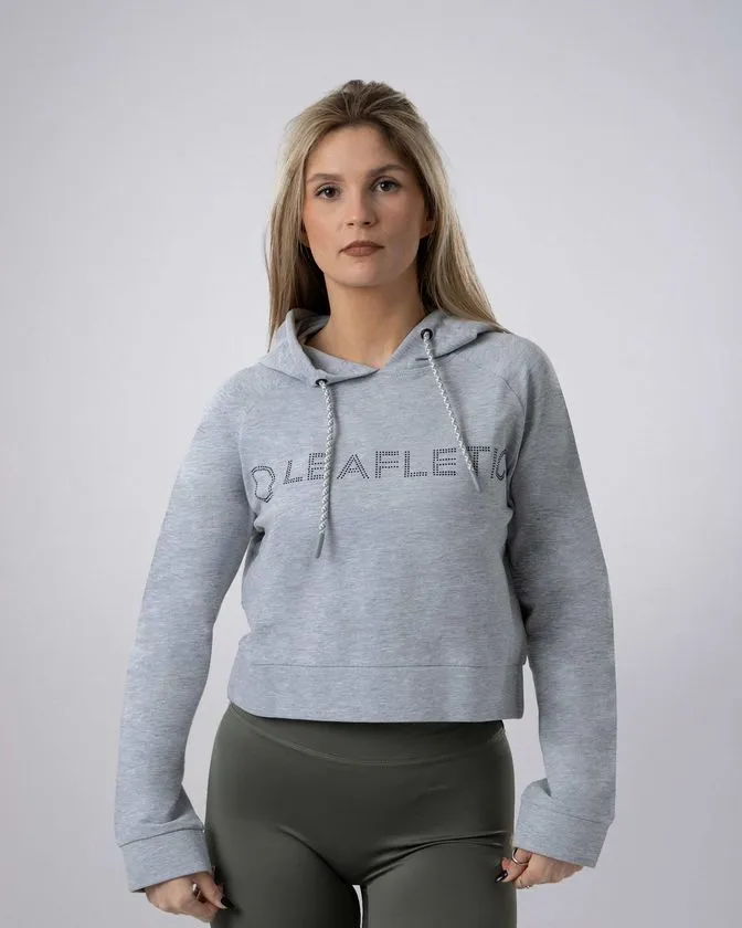 Dámské krátký střih sportovní oblečení mikiny s kapucí